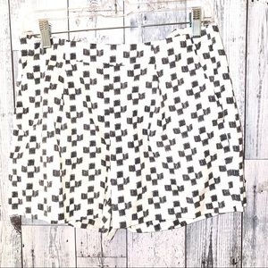 Madewell 4 cotton shorts B&W 29 white